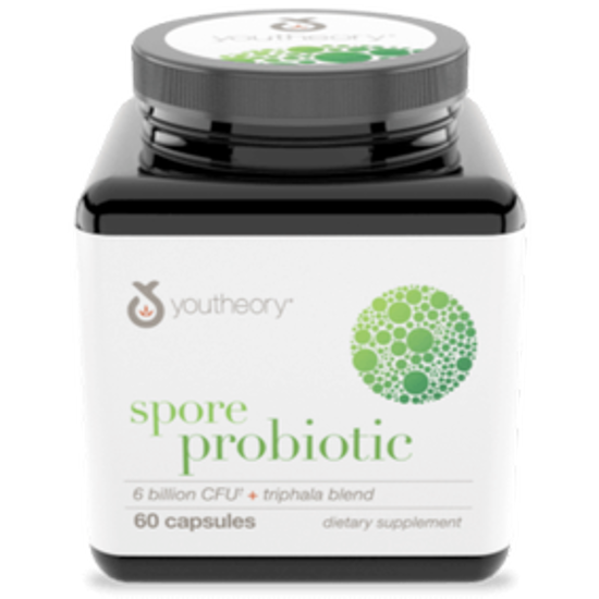 Picture of YOUTHEORY SPORE PROBIOTIC 6 BILLION CFU 60 CAPSULES