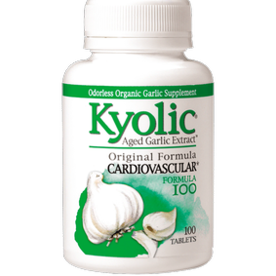 صورة KYOLIC AGED GARLIC EXTRACT VEGETARIAN CARDIOVASCULAR FORMULA 100 - 100 VEGETARIAN CAPSULES