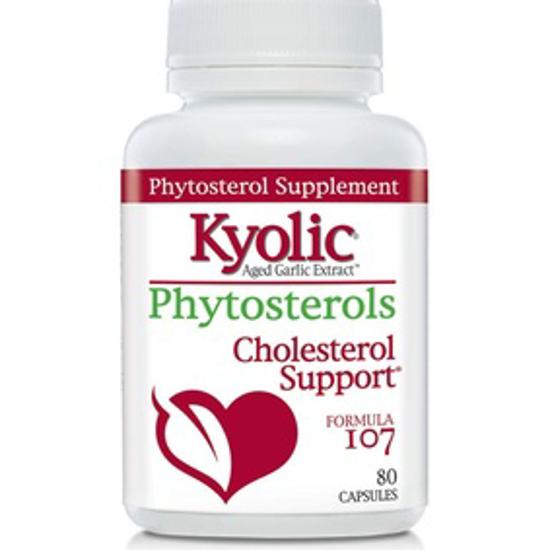 Picture of KYOLIC AGED GARLIC EXTRACT FORMULA 107 PHYTOSTEROLS CHOLESTEROL SUPPORT, 80 CAPSULES