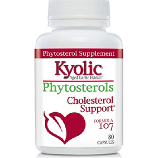 صورة KYOLIC AGED GARLIC EXTRACT FORMULA 107 PHYTOSTEROLS CHOLESTEROL SUPPORT, 80 CAPSULES