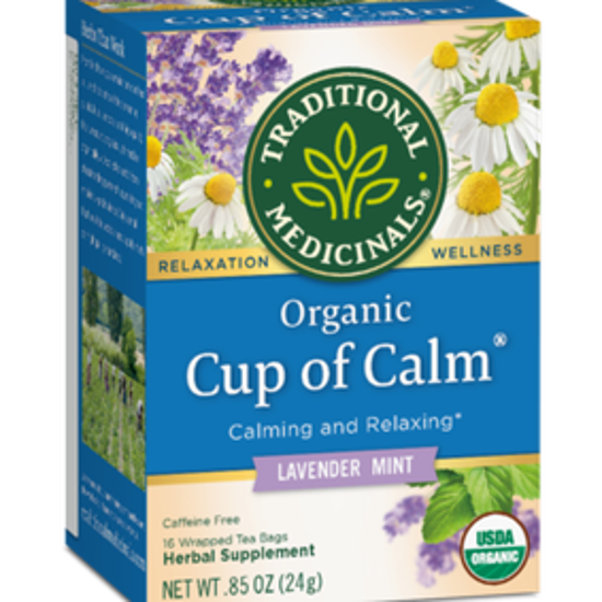 صورة TRADITIONAL MEDICINALS CUP OF CALM 16 TEABAGS