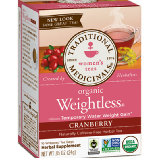 صورة TRADITIONAL MEDICINALS WEIGHTLESS CRANBERRY 16 TEABAGS