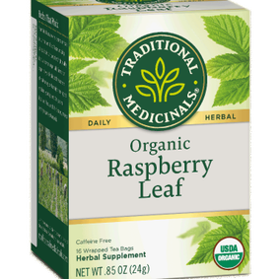 Picture of TRADITIONAL MEDICINALS RASPBERRY LEAF 16 TEABAGS