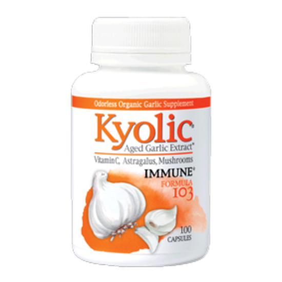 صورة KYOLIC AGED GARLIC EXTRACT FORMULA 103 IMMUNE FORMULA, 100 CAPSULES