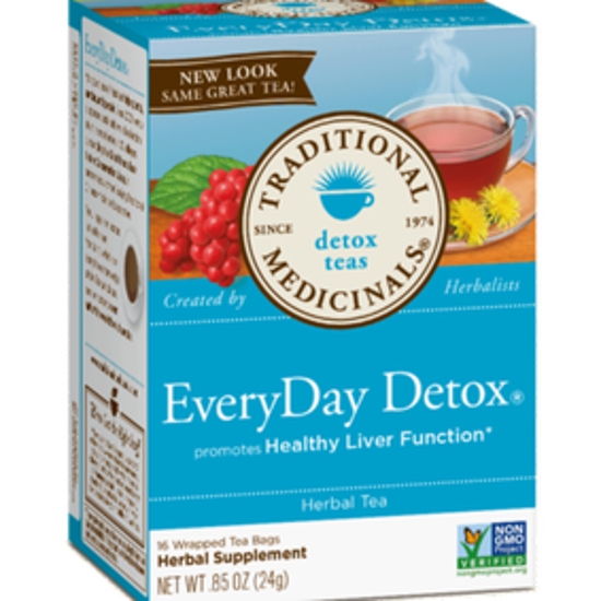Picture of TRADITIONAL MEDICINALS EVERYDAY DETOX 16 TEABAGS