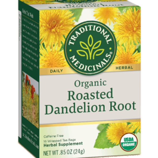 صورة TRADITIONAL MEDICINALS ROASTED DANDELION ROOT 16 TEABAGS