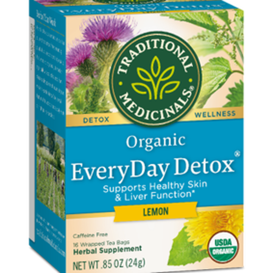 صورة TRADITIONAL MEDICINALS LEMON EVERYDAY DETOX 16 TEABAGS