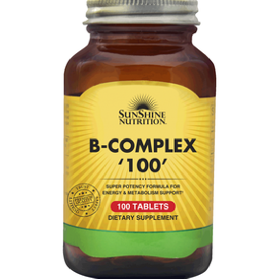 صورة SUNSHINE NUTRITION B-COMPLEX  100 TABLETS