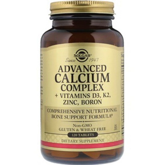 صورة SOLGAR ADVANCED CALCIUM COMPLEX 120 TABLETS