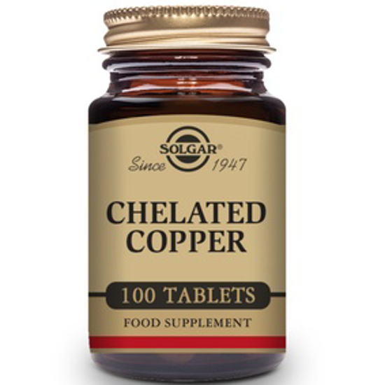 Picture of SOLGAR CHELATED COPPER TABLETS - PACK OF 100
