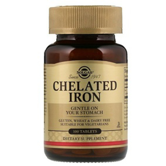 صورة SOLGAR CHELATED IRON 100 TABLETS