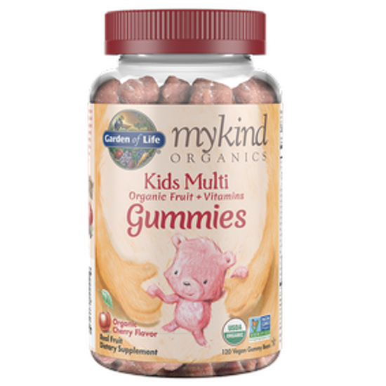 صورة MYKIND ORGANICS KIDS MULTI GUMMIES ORGANIC CHERRY - 120 VEGAN GUMMY BEARS