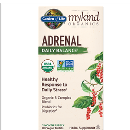 Picture of MYKIND ORGANICS ADRENAL DAILY BALANCE† 2 MONTH SUPPLY (120CT)