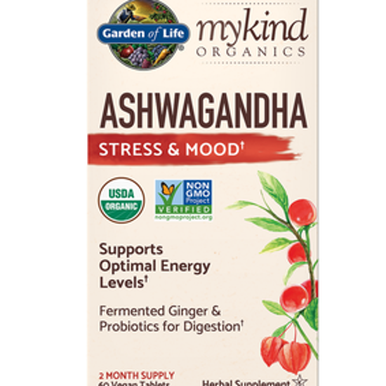 Picture of MYKIND ORGANICS ASHWAGANDHA 2 MONTH SUPPLY (60CT)