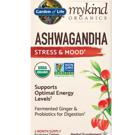 صورة MYKIND ORGANICS ASHWAGANDHA 2 MONTH SUPPLY (60CT)