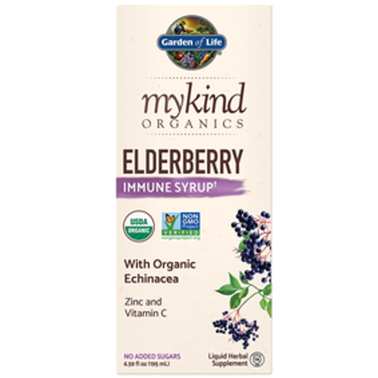 صورة MYKIND ORGANICS ELDERBERRY SYRUP 6.59 FL OZ (195 ML)