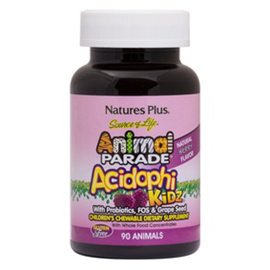 Picture of ANIMAL PARADE® ACIDOPHIKIDZ® CHILDRENS CHEWABLES - BERRY FLAVOR 90S
