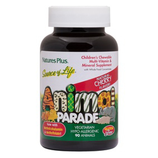 صورة ANIMAL PARADE® CHILDREN'S CHEWABLE MULTI - CHERRY FLAVOR 90 TABLETS