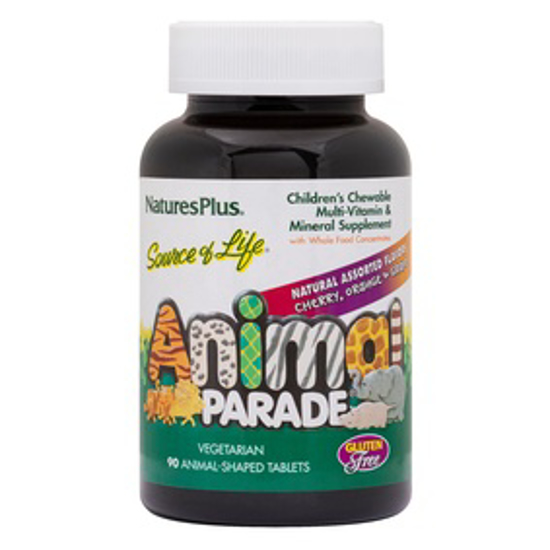 صورة ANIMAL PARADE® CHILDREN'S CHEWABLE MULTI - ASSORTED FLAVORS 90 TABLETS