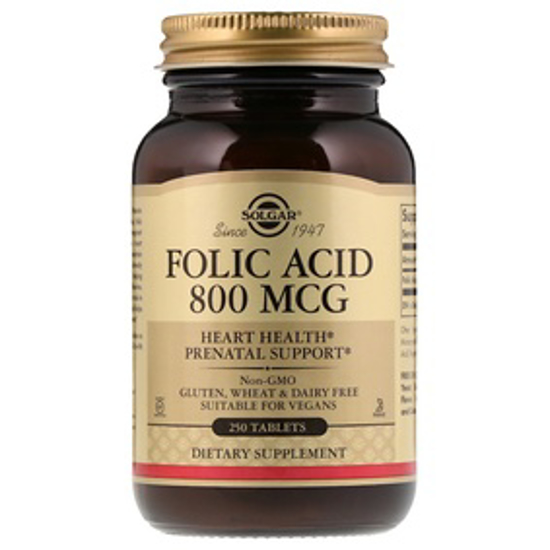 صورة FOLIC ACID TABLETS 800 MCG, 250 TABLETS