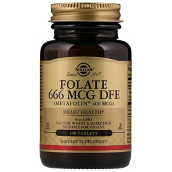 صورة FOLATE 666 MCG DFE (METAFOLIN® 400 MCG) 100 TABLETS