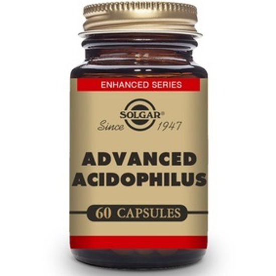 صورة SOLGAR ADVANCED ACIDOPHILUS PLUS 60 VEGETABLE CAPSULES