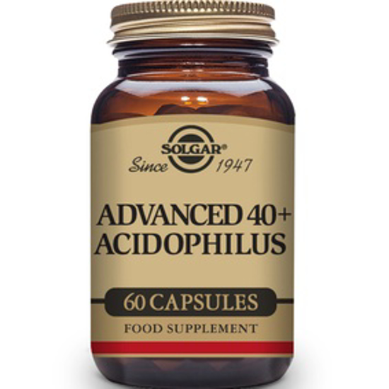 Picture of SOLGAR ADVANCED 40+ ACIDOPHILUS VEGETABLE CAPSULES - PACK OF 60