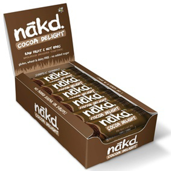 Picture of NAKD COCOA DELIGHT NATURAL SNACK BARS ,35 G (PACK OF 18)