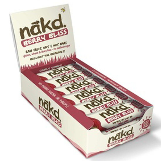 Picture of BERRY BLISS - NAKD RAW FRUIT NUT BARS - 30G (PACK OF 18)