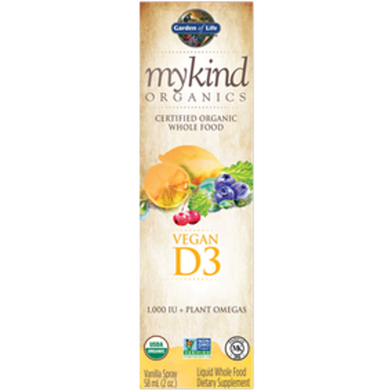 صورة MYKIND ORGANICS VEGAN D3 ORGANIC SPRAY VANILLA - 2 FL OZ (58ML) 1000 IU