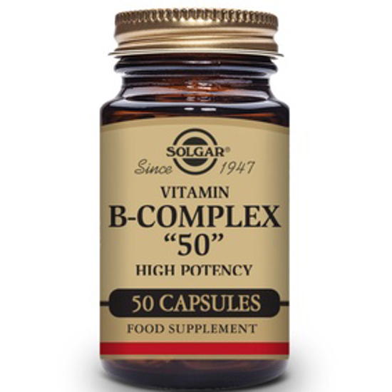 صورة SOLGAR B-COMPLEX "50" VEGETABLE CAPSULES 50'S