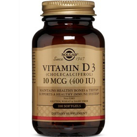 صورة VITAMIN D3 (CHOLECALCIFEROL) 10 MCG (400 IU)100 SOFTGE