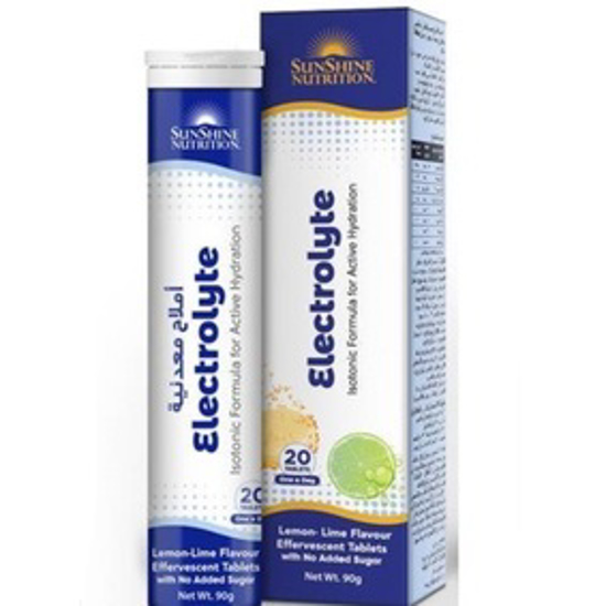 صورة SUNSHINE NUTRITION ISOTONIC ELECTROLYTE EFFERVESCENT 20 TABLETS