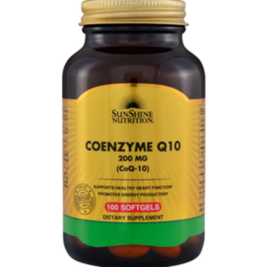 صورة SUNSHINE NUTRITION COENZYME Q10 200 MG 100 SOFTGELS