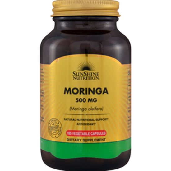 صورة SUNSHINE NUTRITION MORINGA 500 MG 100 CAPSULES