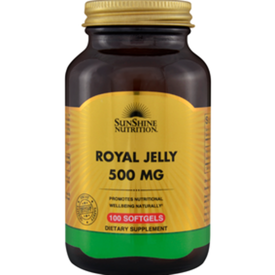 صورة SUNSHINE NUTRITION ROYAL JELLY 500 MG 100 SOFTGELS