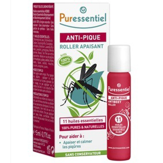 صورة PURESSENTIEL ANTI-STING ROLLER WITH 11 ESSENTIAL OILS 5ML