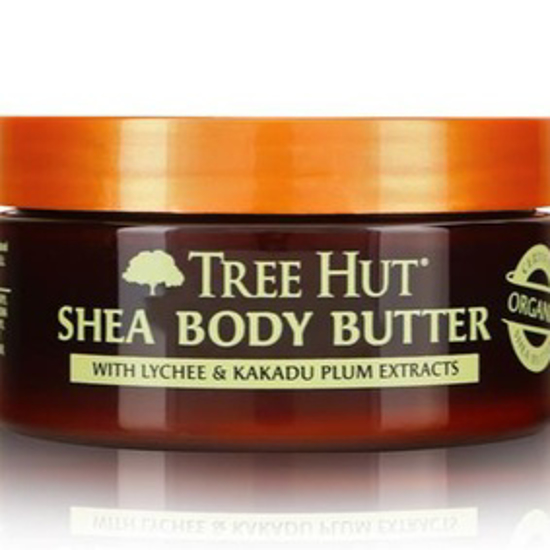 صورة TREE HUT 24 HOUR INTENSE HYDRATING SHEA BODY BUTTER, LYCHEE & PLUM, 7 OZ