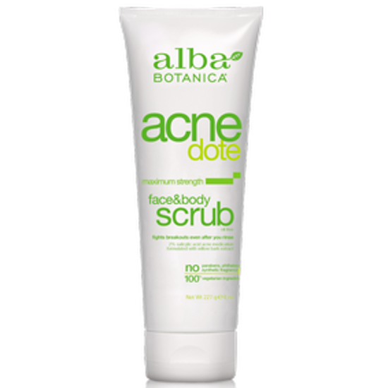 صورة ALBA ACNEDOTE FACE BODY SCRUB 8OZ