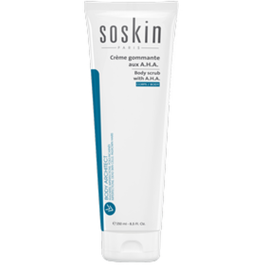 صورة SOSKIN BA BODY SCRUB + A.H.A. 250ML