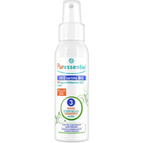 صورة PURESSENTIEL CERTIFIED ORGANIC SPRAY DEODORANT WITH 3 ESSENTIAL OILS 50ML