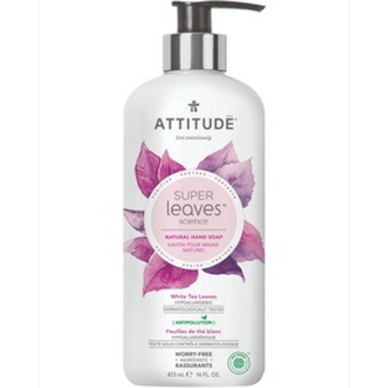 صورة ATTITUDE SUPERLEAVES HAND SOAP WHITE TEA LEAVES 473ML:14097