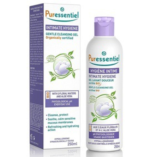 صورة PURESSENTIEL INTIMATE HYGIENE CERTIFIED ORGANIC PERSONAL HYGIENE GEL 250ML