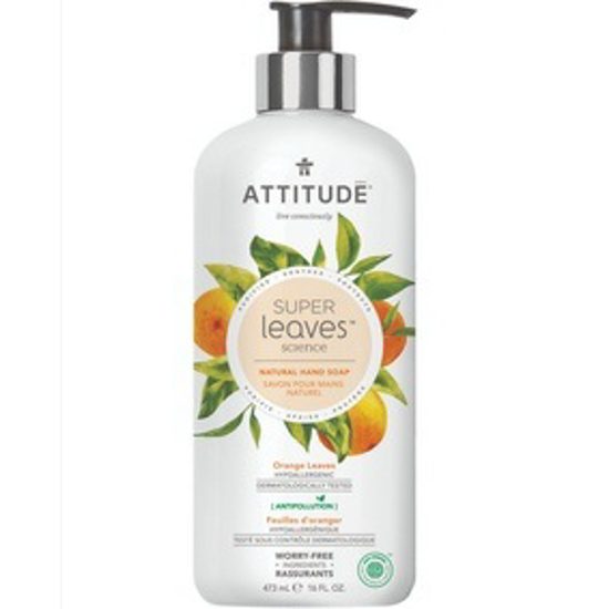 صورة ATTITUDE SUPERLEAVES HAND SOAP GEL ORANGE LEAVES 473ML:14098