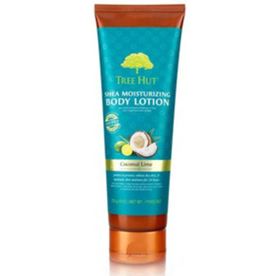 صورة TREE HUT SHEA MOISTURIZING BODY LOTION COCONUT LIME, 9OZ