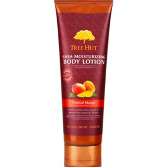 صورة TREE HUT SHEA MOISTURIZING BODY LOTION TROPICAL MANGO, 9OZ