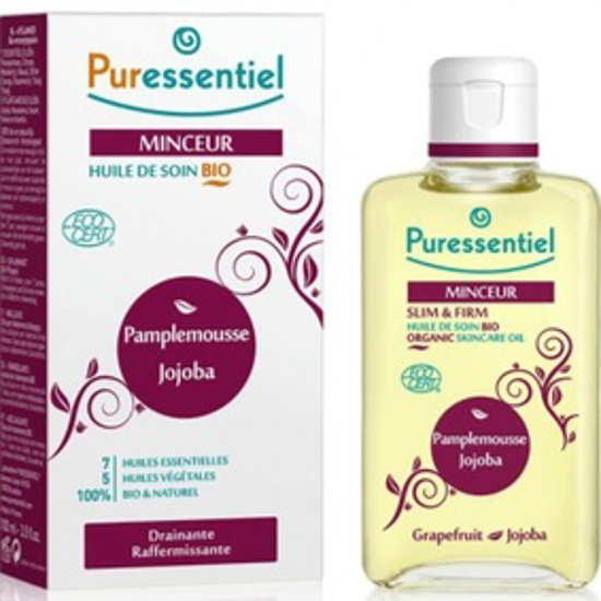 صورة PURESSENTIEL SLIMMNESS : ORGANIC MASSAGE OIL 100ML