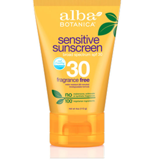 صورة ALBA VERY EMOLIANT SNBLK FRG FREE SPF30 4OZ