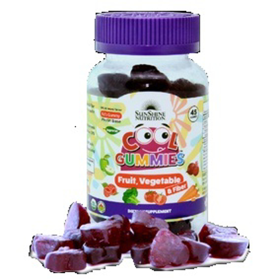 صورة SUNSHINE NUTRITION COOL GUMMIES FRUIT, VEGETABLE & FIBER