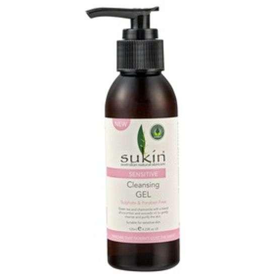 Picture of SUKIN SENSITIVE CLEANSING GEL 125ML  : 02199